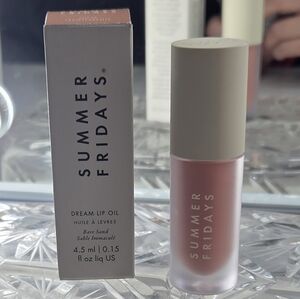 Summer Fridays Dream Lip Oil Bare Sand NEW With Box